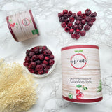 myfruits cerezas amargas liofilizadas, 80g, sin añadidos, procedente 100% cerezas, frutas liofilizadas y deshidratadas Productos deshidratados Naty Shop