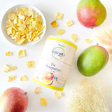 myfruits mango ecológico, fruta liofilizada, 300g, chips de fruta, sin aditivos, 100% mango, fruta liofilizada y seca para muesli o snacks... Productos deshidratados Naty Shop
