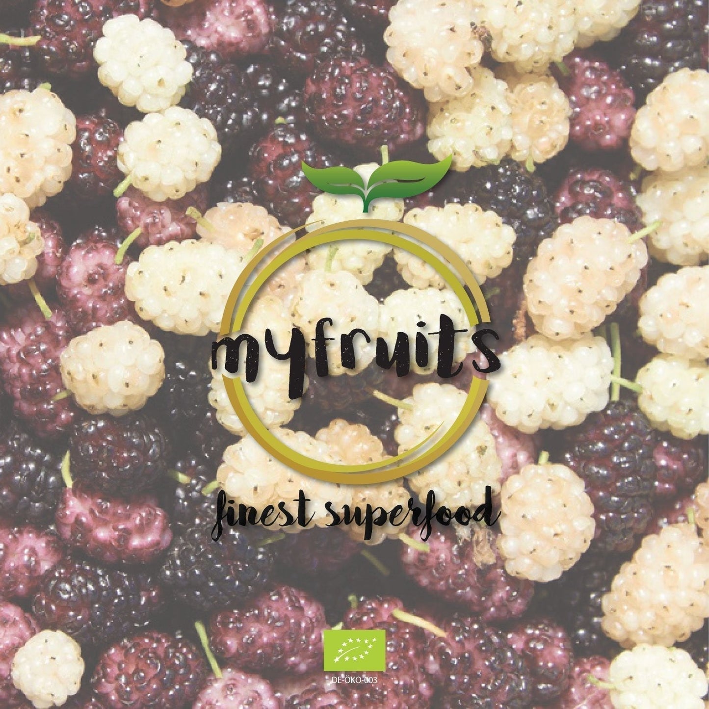 myfruits moras secas ecológicas, 750g, secadas al sol, sin aditivos. Procedente de agricultura ecológica certificada, moras blancas deshidratadas Naty Shop productos deshidratados