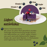 Mynatura Arándanos silvestres liofilizados ecológicos I Arándanos I Frutas I Bayas I Producto natural I Calidad ecológica I Bolsa (1x 200g) Productos deshidratados Naty Shop