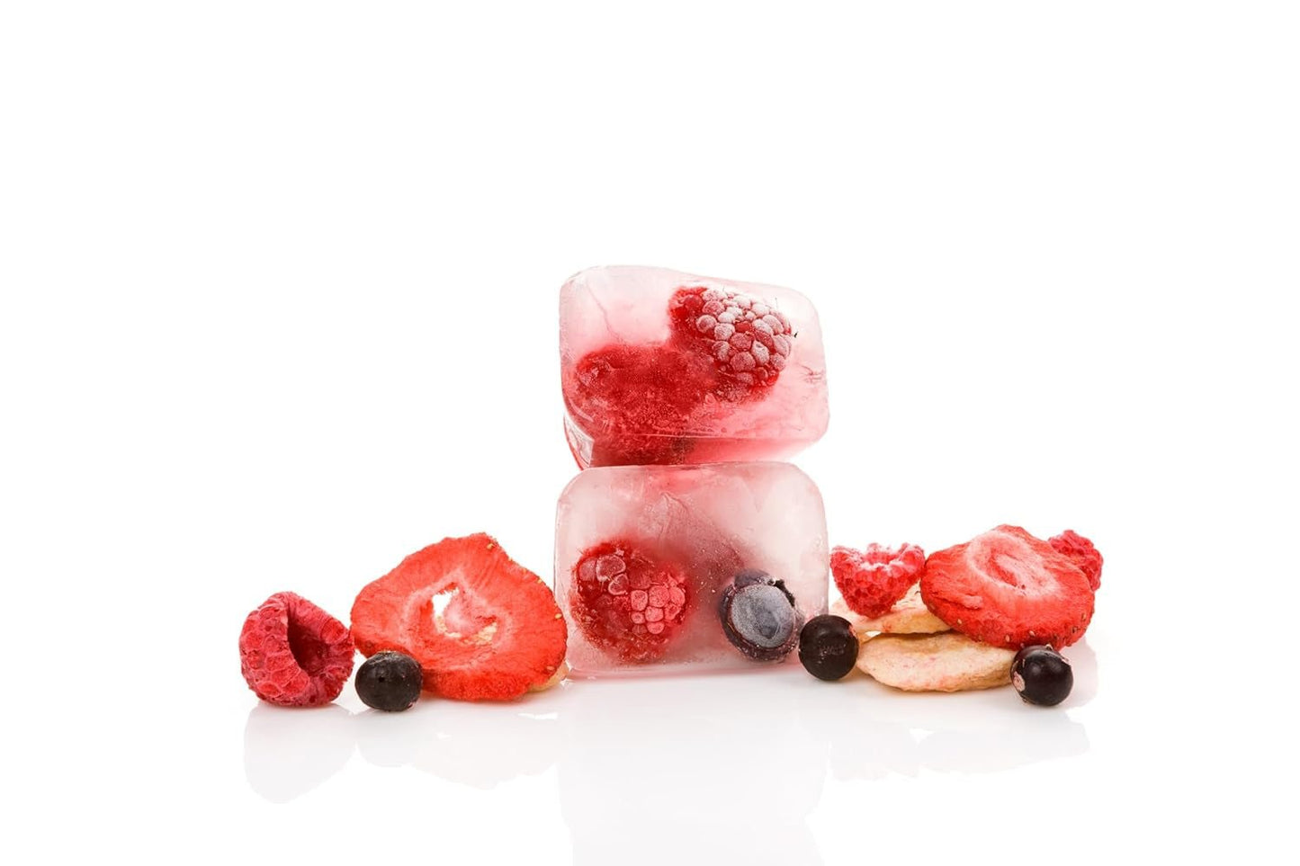 Mynatura Mezcla colorida de frutos rojos liofilizados I Mix de frutas I Frambuesas I Grosellas negras I Fresas I Snacks de frutas I Vegano I 350g Productos deshidratados Naty Shop