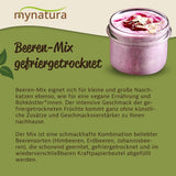 Mynatura Mezcla colorida de frutos rojos liofilizados I Mix de frutas I Frambuesas I Grosellas negras I Fresas I Snacks de frutas I Vegano I 350g Productos deshidratados Naty Shop