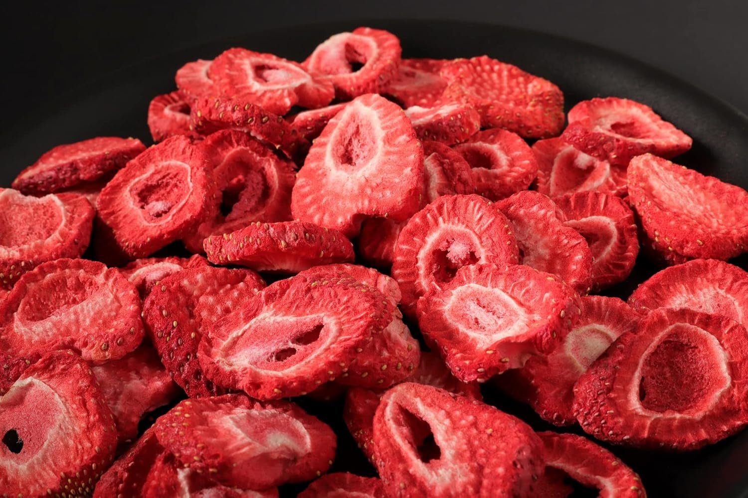 Mynatura fresas liofilizadas en rodajas I verdura I natural I fruta seca I fruta I - ligeramente seca (1 x 350g) Productos deshidratados Naty Shop