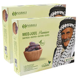 NABALI FAIRKOST PARA TODOS Dátiles Medjool Medjoul de Palestina - 100% natural vegano aromático tradicional fresco y oriental I sin conservantes 5 kg (1 paquete), Pequeño/Mediano Productos deshidratados Naty Shop 5 kg (paquete de 2) Large/Jumbo