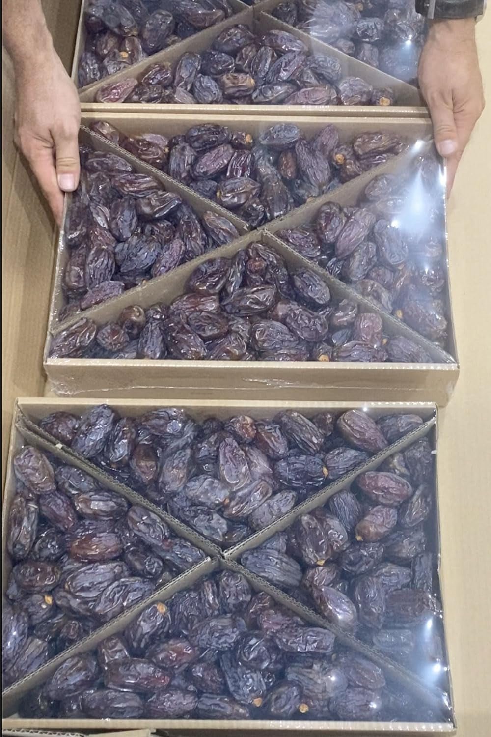 NABALI FAIRKOST PARA TODOS Dátiles Medjool Medjoul de Palestina - 100% natural vegano aromático tradicional fresco y oriental I sin conservantes 5 kg (1 paquete), Pequeño/Mediano Productos deshidratados Naty Shop