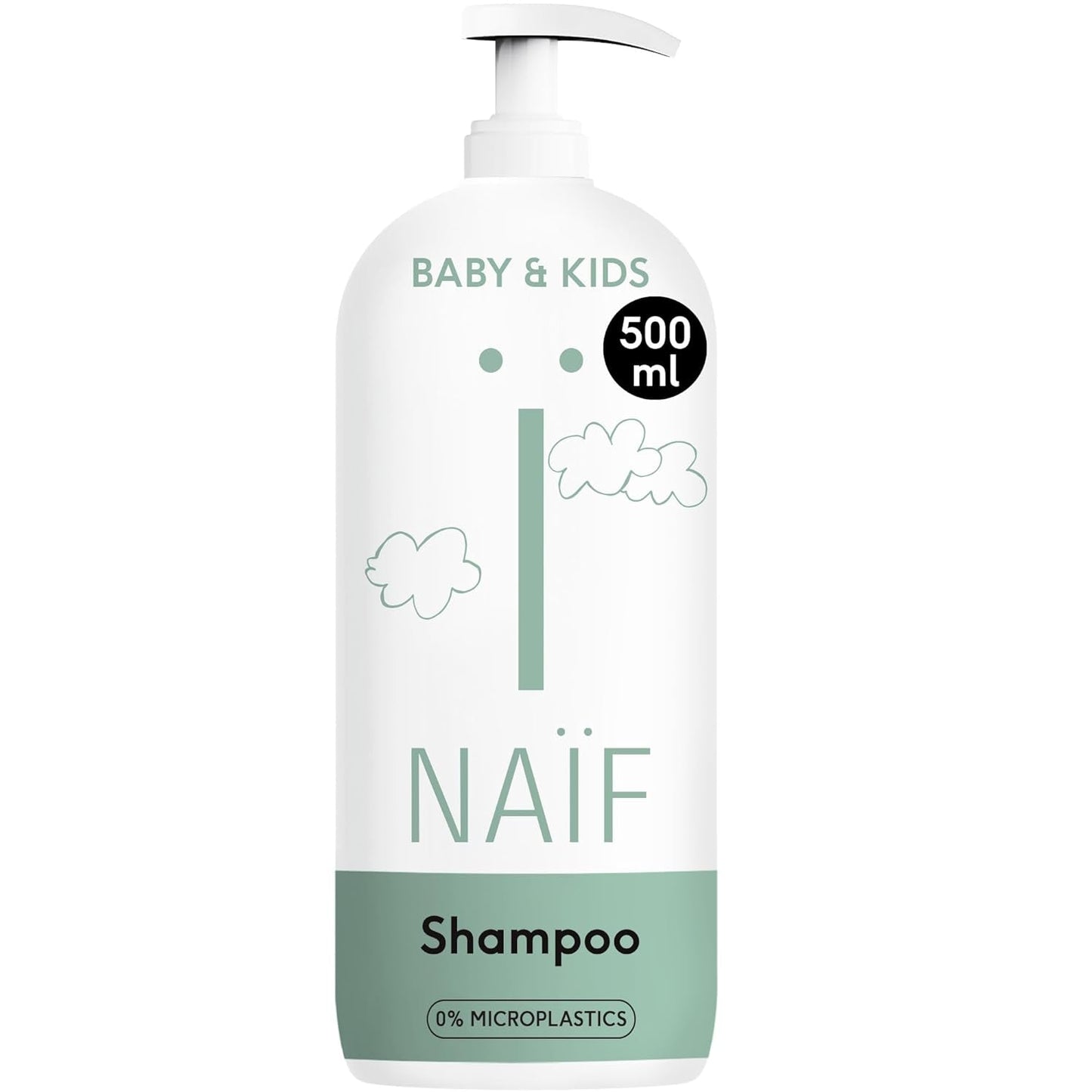 Naïf - Champú de cuidado - para bebés y niños - Champú para bebés con ingredientes naturales - 100% vegano - 0% SLES - Sin microplásticos, siliconas y parabenos - 200 ml Infantil - Baño y cuidado Naty Shop L