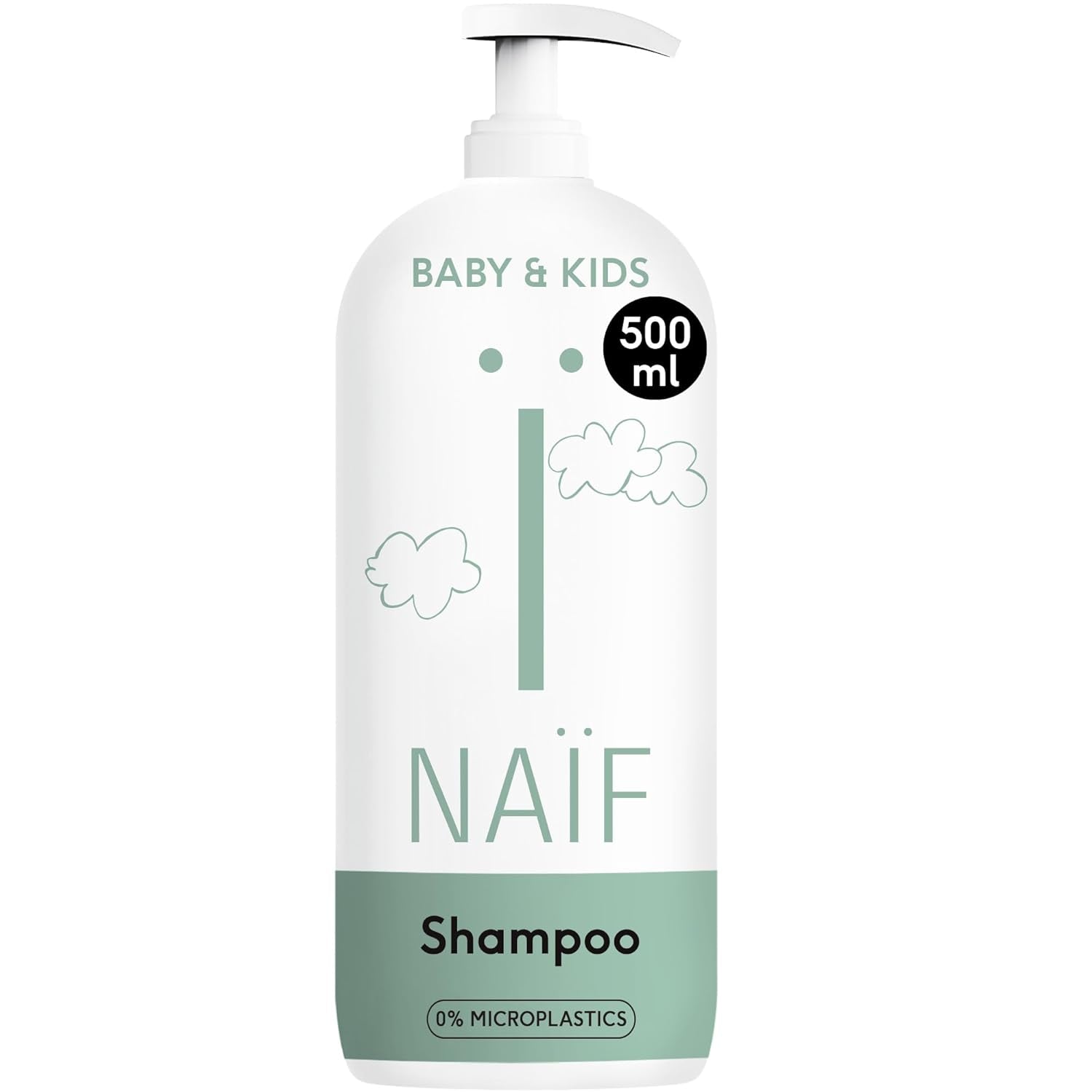 Naïf - Champú de cuidado - para bebés y niños - Champú para bebés con ingredientes naturales - 100% vegano - 0% SLES - Sin microplásticos, siliconas y parabenos - 200 ml Infantil - Baño y cuidado Naty Shop L