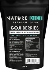 Nature Diet - Bayas de Goji 1000 g | Bayas secas | Snack saludable Naty Shop productos deshidratados 500G