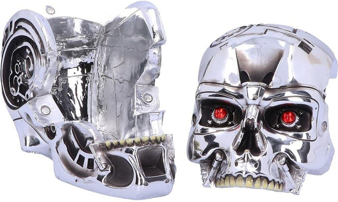 Nemesis Now, T Box, 18 cm, Plata, Resina, Estatuillas y Esculturas Talla Única Naty Shop