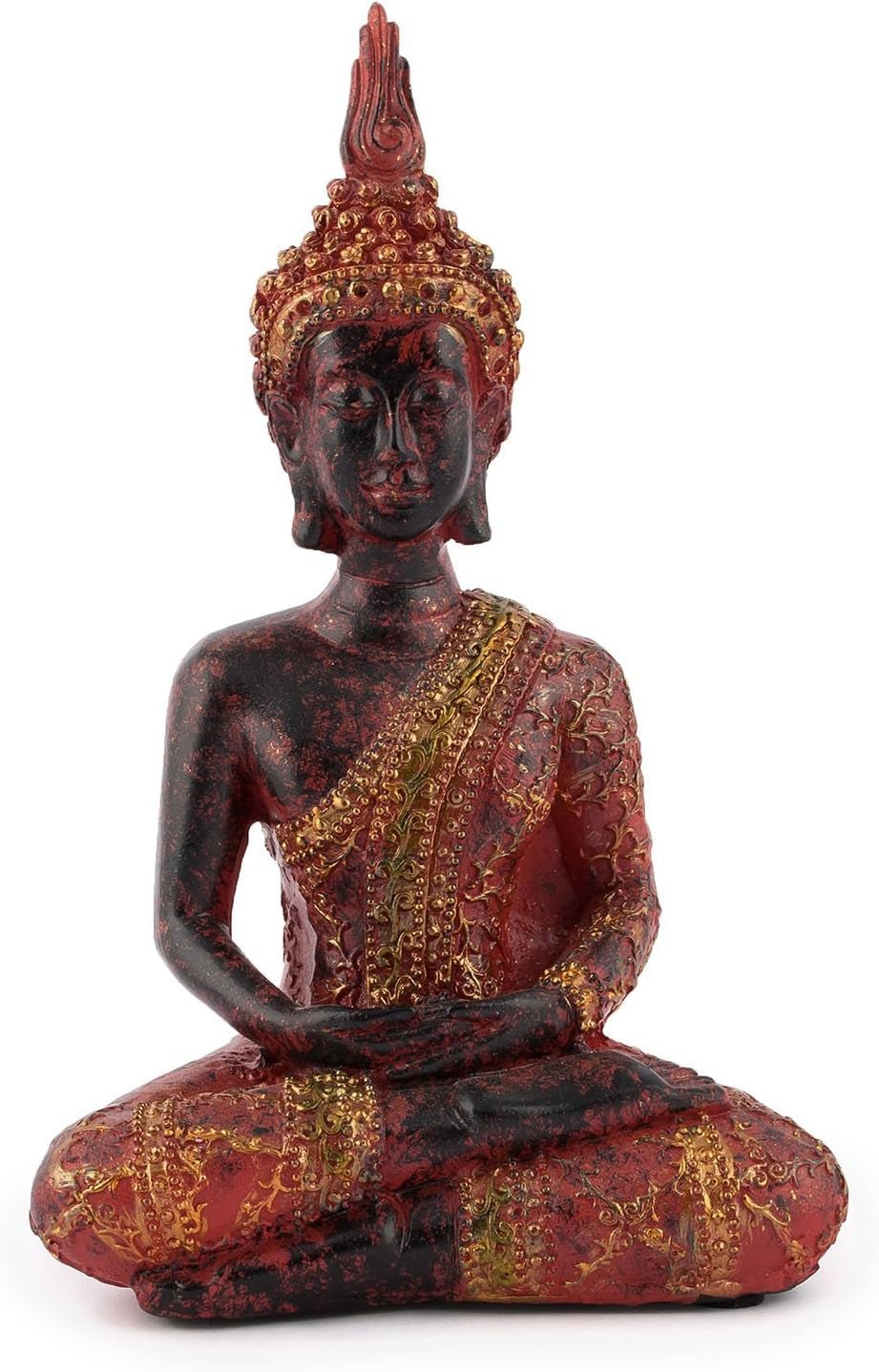 pijama decorativo Buda, meditando, escultura con manto rojo / dorado Estatuillas y esculturas Naty Shop Título predeterminado