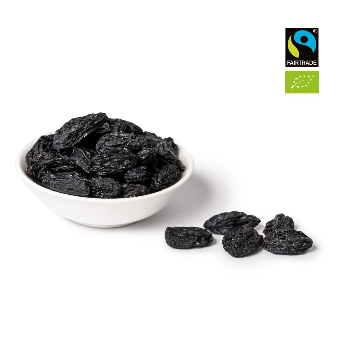 PAKKA - Pasas de Belleza Negras Orgánicas de Comercio Justo 600gr, orgánicas, sin semillas, uvas negras, secadas al sol, sin aceite, tan pegajosas, sin azufre, directamente de pequeños agricultores en Samarcanda en Uzbekistán Productos deshidratados Naty Shop