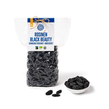 PAKKA - Pasas de belleza negras orgánicas de comercio justo 600 g, uvas negras orgánicas, sin semillas, secadas al sol, sin aceite, por lo tanto pegajosas, sin azufre, directamente de pequeños agricultores en Samarcanda en Uzbekistán Productos deshidratados Naty Shop Variante 1: 600 G (paquete de 1)