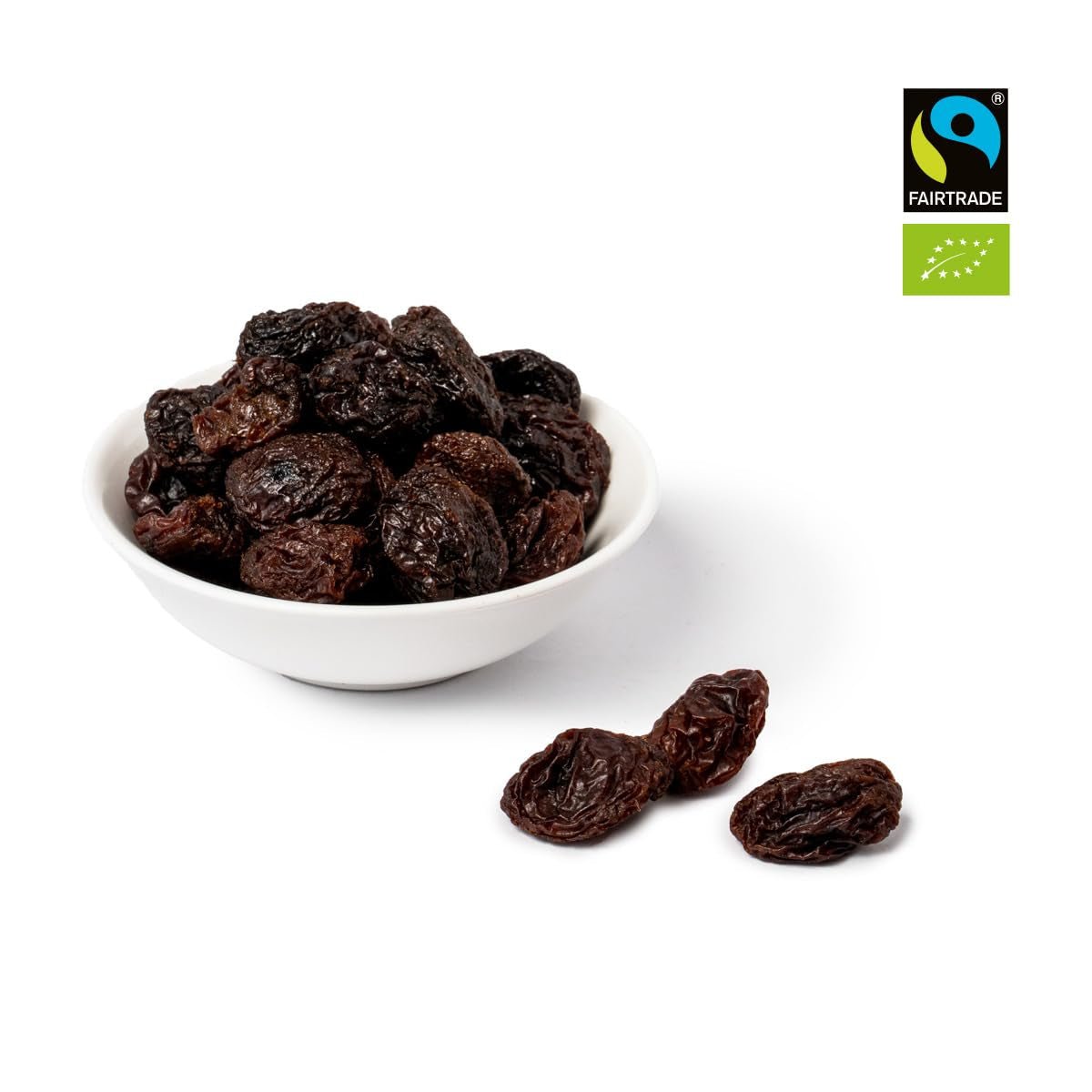 PAKKA - Pasas Manucca Jumbo Orgánicas de Comercio Justo 1kg con 2 - 3 semillas crujientes, uvas manucca secadas al sol, sin aceite, muy pegajosas, sin azufre, de pequeños agricultores en Samarcanda Uzbekistán 1000g Productos deshidratados Naty Shop