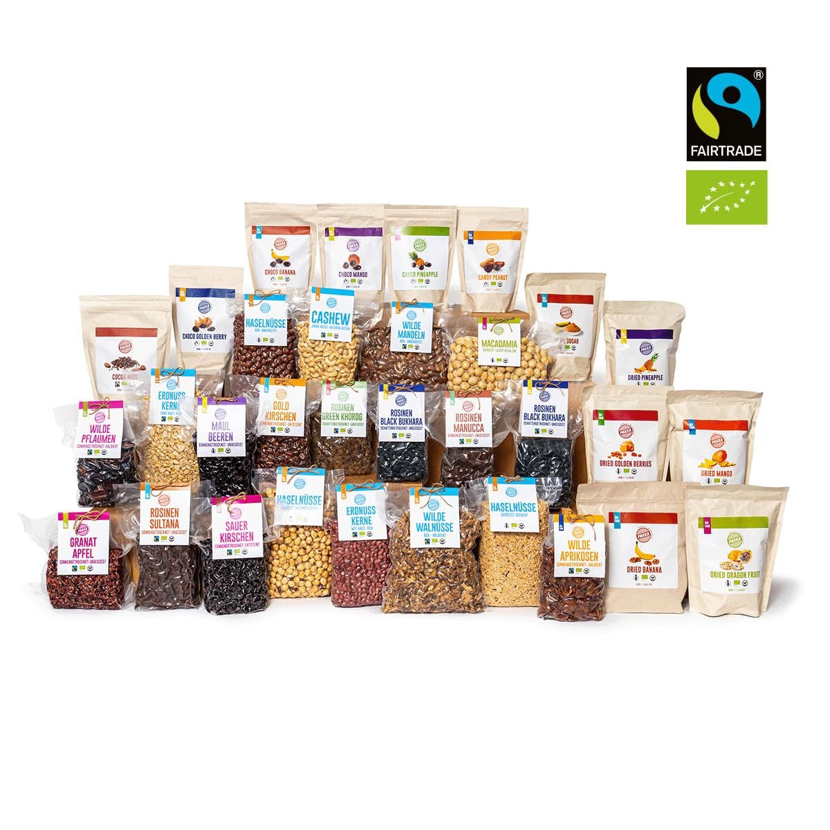 PAKKA - Pasas Khorog verdes orgánicas de comercio justo 750 g, orgánicas y de comercio justo, sin semillas, secadas a la sombra, sin aceite, muy pegajosas, directas de pequeños agricultores en Samarcanda Uzbekistán, veganas, 750 g Naty Shop Productos deshidratados