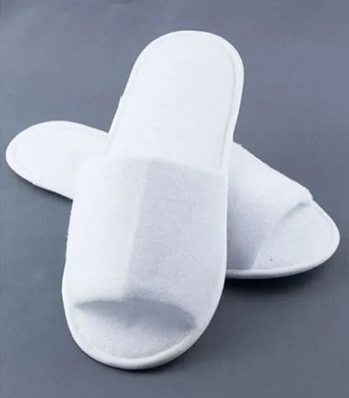 Pantuflas Hotel Terry, Abiertas, 100 pares Naty Shop Hotel Cosmetics