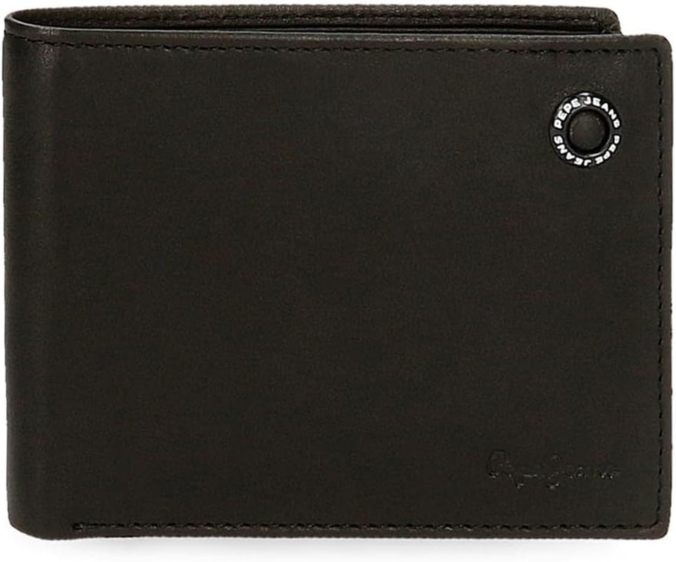 Pepe Jeans Cartera Hombre adge Naty Shop Negro Bolsillo para DNI