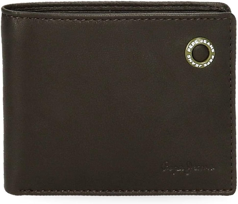 Pepe Jeans adge Cartera Hombre Naty Shop Marrón Cartera Para tarjetero