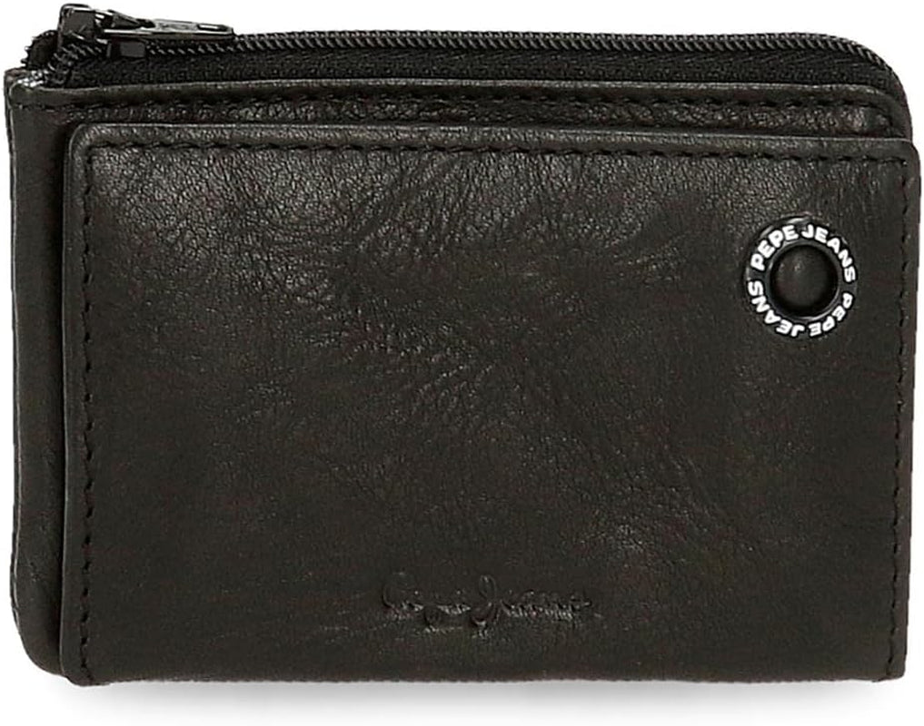 Pepe Jeans Cartera Hombre adge Naty Shop Estuche Negro