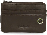 Pepe Jeans Cartera Hombre adge Naty Shop Marrón Cartera con placa