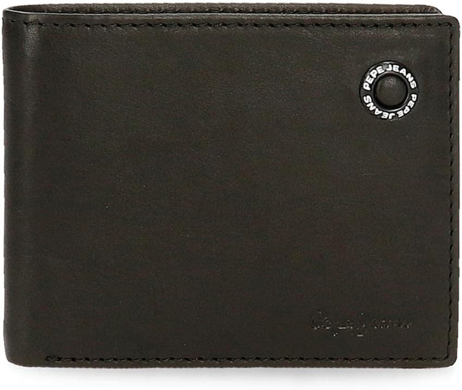 Pepe Jeans adge Cartera Hombre Naty Shop Negro Cartera Para tarjetero