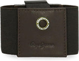 Pepe Jeans adge Cartera Hombre Naty Shop Marrón Tarjetero fabricado en goma