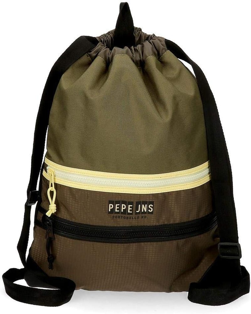 Pepe Jeans Caden Gym Bag Verde 35x46 cms Poliéster Mochilas y carteras premium Naty Shop Default Title