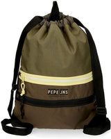 Pepe Jeans Caden Gym Bag Verde 35x46 cms Poliéster Mochilas y carteras premium Naty Shop Default Title