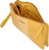 Pepe Jeans Cartera Doble Bolso Amarillo Bolso 27x17x2 cms Piel Mujer Naty Shop