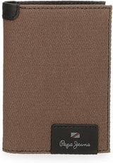 Cartera Hombre Pepe Jeans Hilltop Vertical Naty Shop Marrón Monedero 11