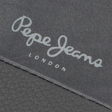 Pepe Jeans Joumma Bags Monedero Doble, Negro, 11 x 7 x 1,5 cm, Piel, Negro, Talla única, Cartera Cartera Hombre Naty Shop