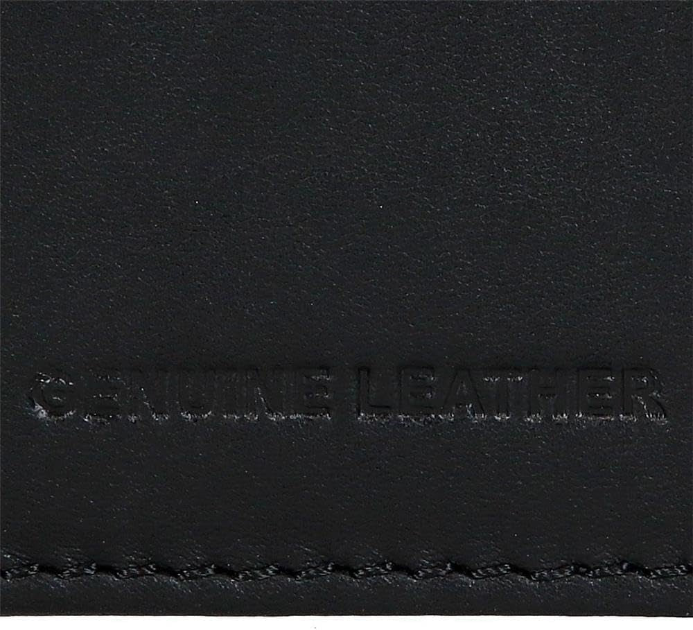 Pepe Jeans Joumma Bags Monedero Doble, Negro, 11 x 7 x 1,5 cm, Piel, Negro, Talla única, Cartera Cartera Hombre Naty Shop