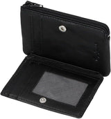 Pepe Jeans Joumma Bags Monedero Doble, Negro, 11 x 7 x 1,5 cm, Piel, Negro, Talla única, Cartera Cartera Hombre Naty Shop