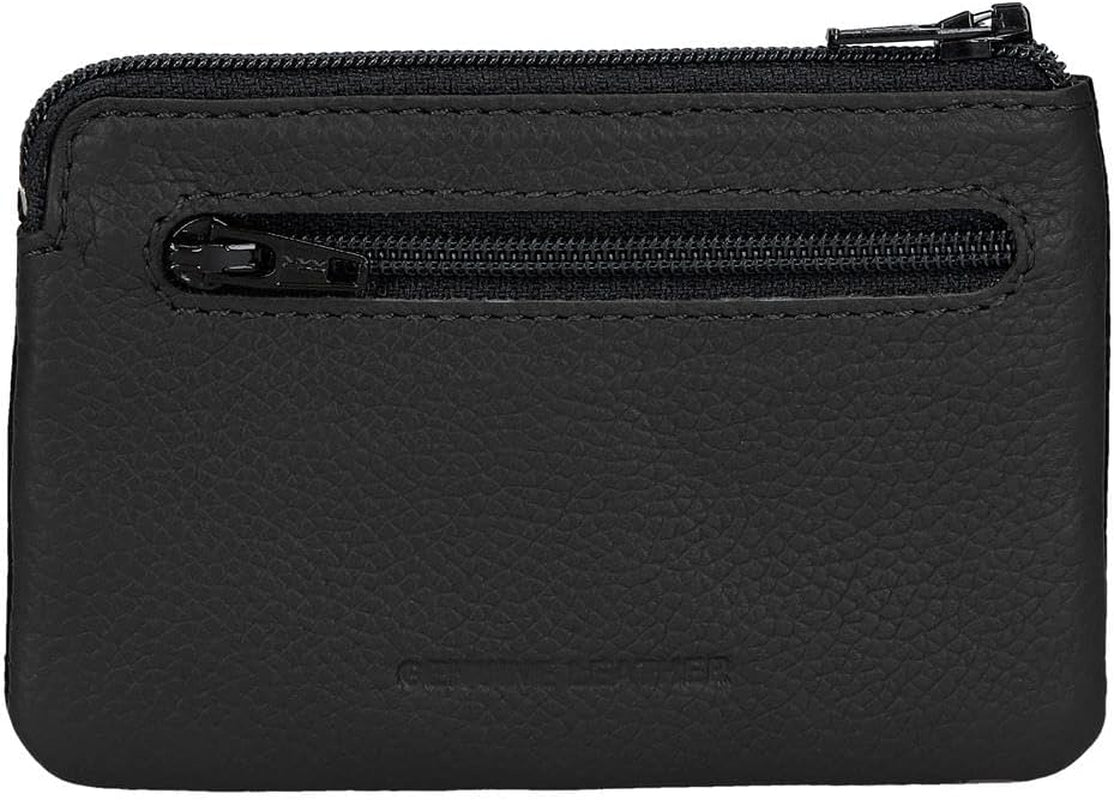 Pepe Jeans Joumma Bags Monedero Doble, Negro, 11 x 7 x 1,5 cm, Piel, Negro, Talla única, Cartera Cartera Hombre Naty Shop