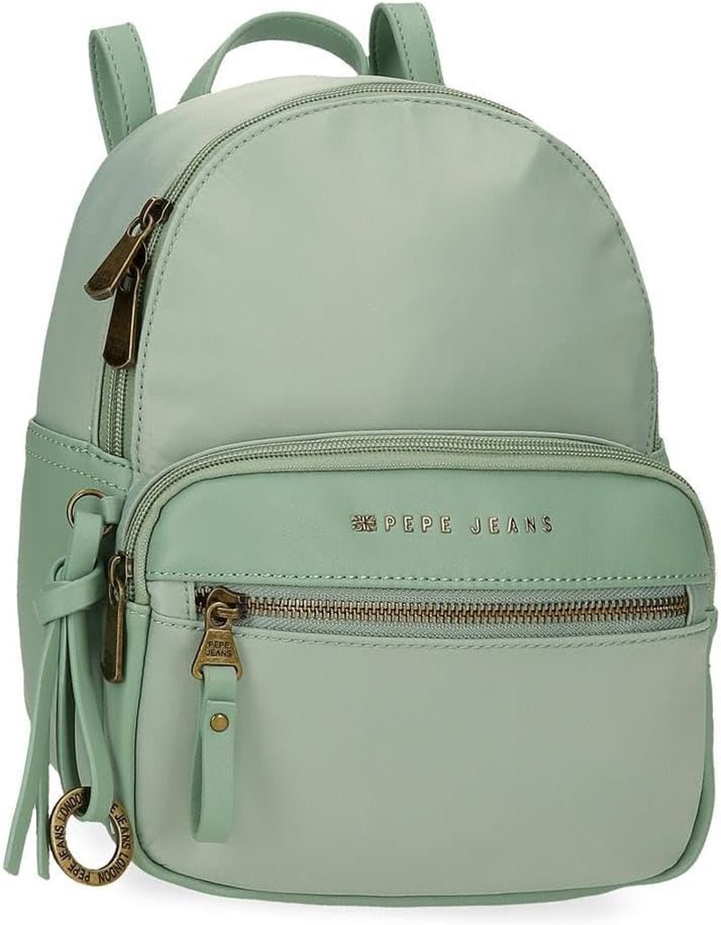 Pepe Jeans Morgan Mochilas Informales Bolsos De Viaje Piel Sintética Beige Negro Para Mujer De Joumma Bolsos Equipaje Y Viajes Naty Shop Mochila Verde 25