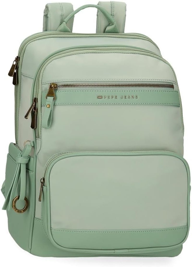 Pepe Jeans Morgan Mochilas Informales Bolsos De Viaje Piel Sintética Beige Negro Para Mujer De Joumma Bolsos Equipaje Y Equipo De Viaje Naty Shop Mochila Verde Para Pc