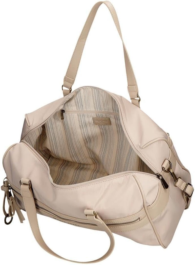Pepe Jeans Morgan Mochilas Casual Bolsos De Viaje Piel Sintética Beige Negro Para Mujer By Joumma Bolsos Equipaje Y Viaje Naty Shop