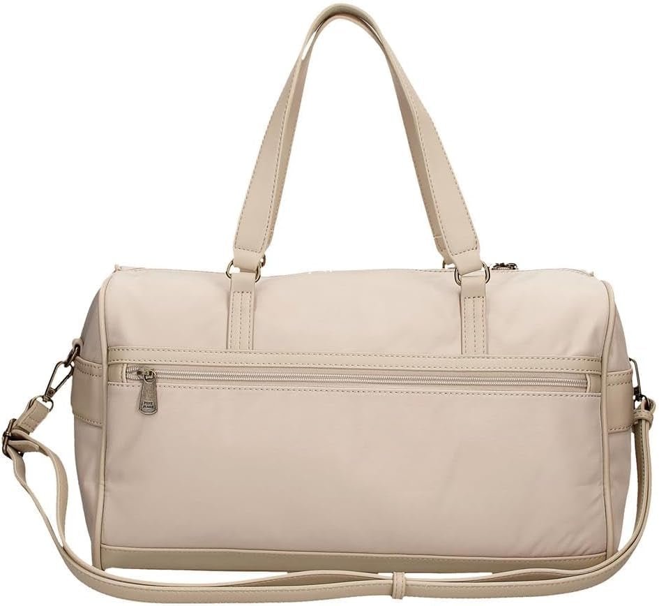 Pepe Jeans Morgan Mochilas Casual Bolsos De Viaje Piel Sintética Beige Negro Para Mujer By Joumma Bolsos Equipaje Y Viaje Naty Shop