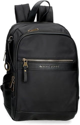 Pepe Jeans Morgan Mochilas Informales Bolsos De Viaje Piel Sintética Beige Negro Para Mujer De Joumma Bolsos Equipaje Y Viajes Naty Shop Mochila Negra