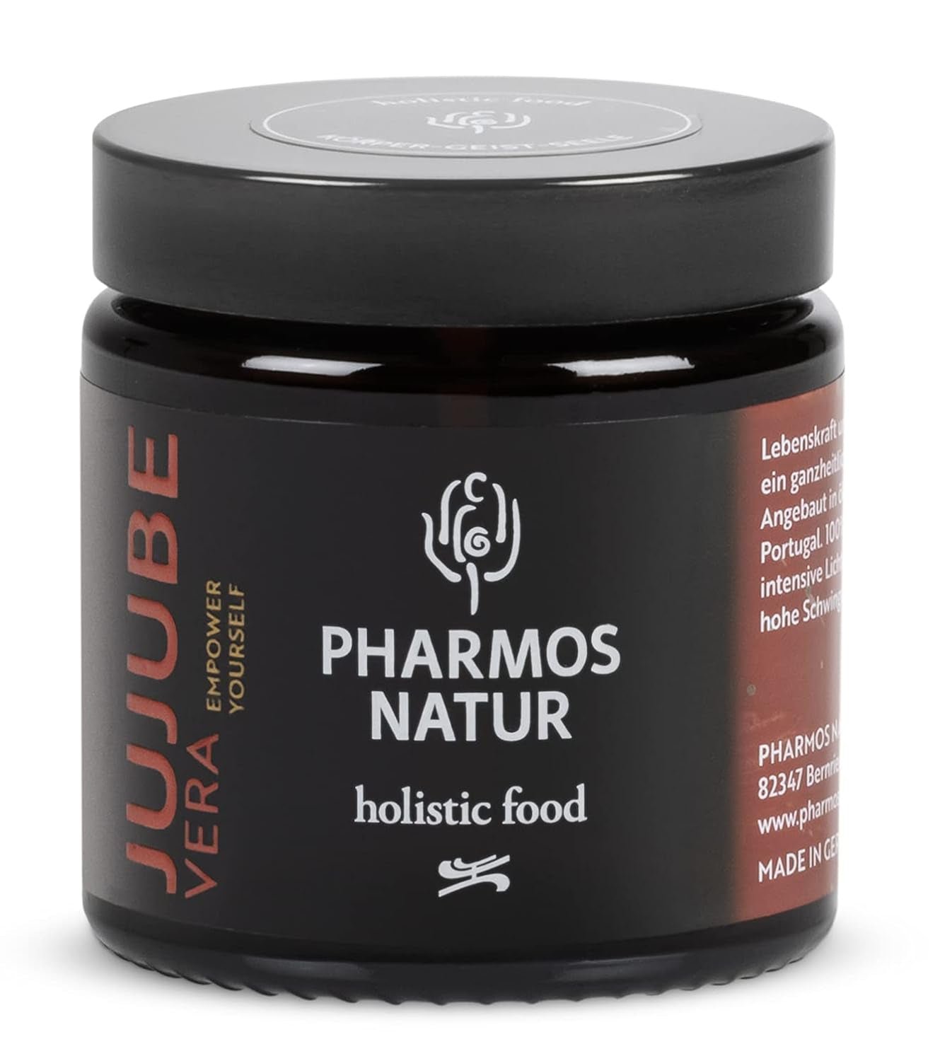Pharmos Natur Jujube fruta en polvo 50 g - vegano, sin gluten - alimento natural seco en polvo JujubeVera Productos deshidratados Naty Shop Título predeterminado