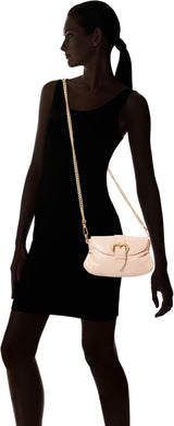 Pinko Bolso De Hombro Jolene Mini Crystal De Mujer, O81m_Chocolate Gold Bolsos De Mujer Naty Shop