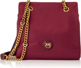 Shopper Mujer Pinko Reciclado Gate RECYCELTES Nylon + Bolsos Mujer Naty Shop W84Q_Viola Uva-Oro Antiguo