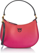 Pinko Bolso mini Half Moon de piel color degradado, ya4l_Mult.fucsia, naranja-negro Bolsos Mujer Naty Shop Default title