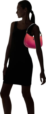 Pinko Bolso mini Half Moon de piel color degradado, ya4l_Mult.fucsia, naranja-negro Bolsos Mujer Naty Shop