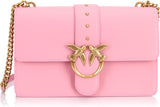 Pinko Bolso Ladies Love One Classic Cl De Seda De Becerro Mujer Bolsos Naty Shop Pink