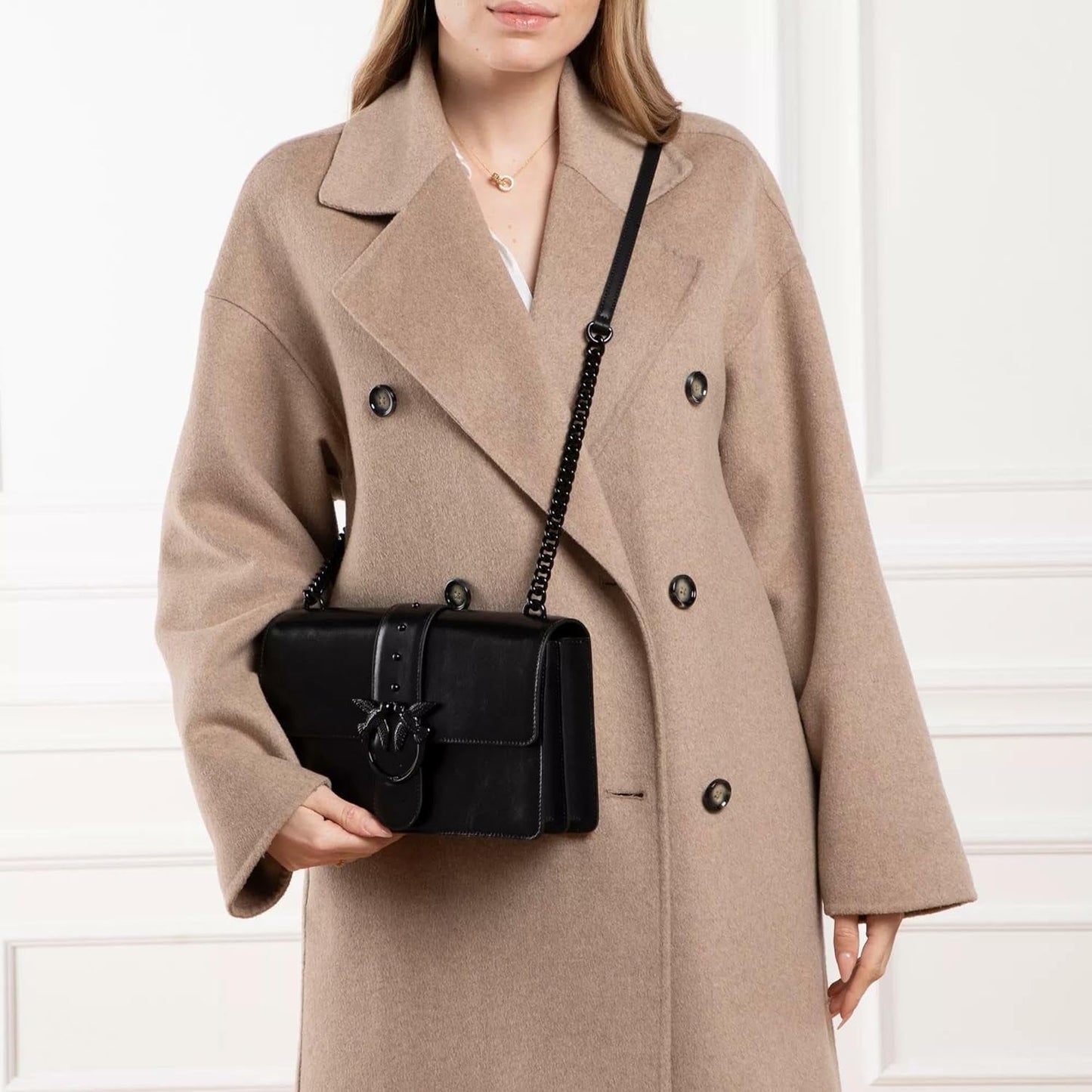 Pinko Ladies Love One Classic Cl Bolso Naplack Color Block Bolsos Mujer Naty Shop