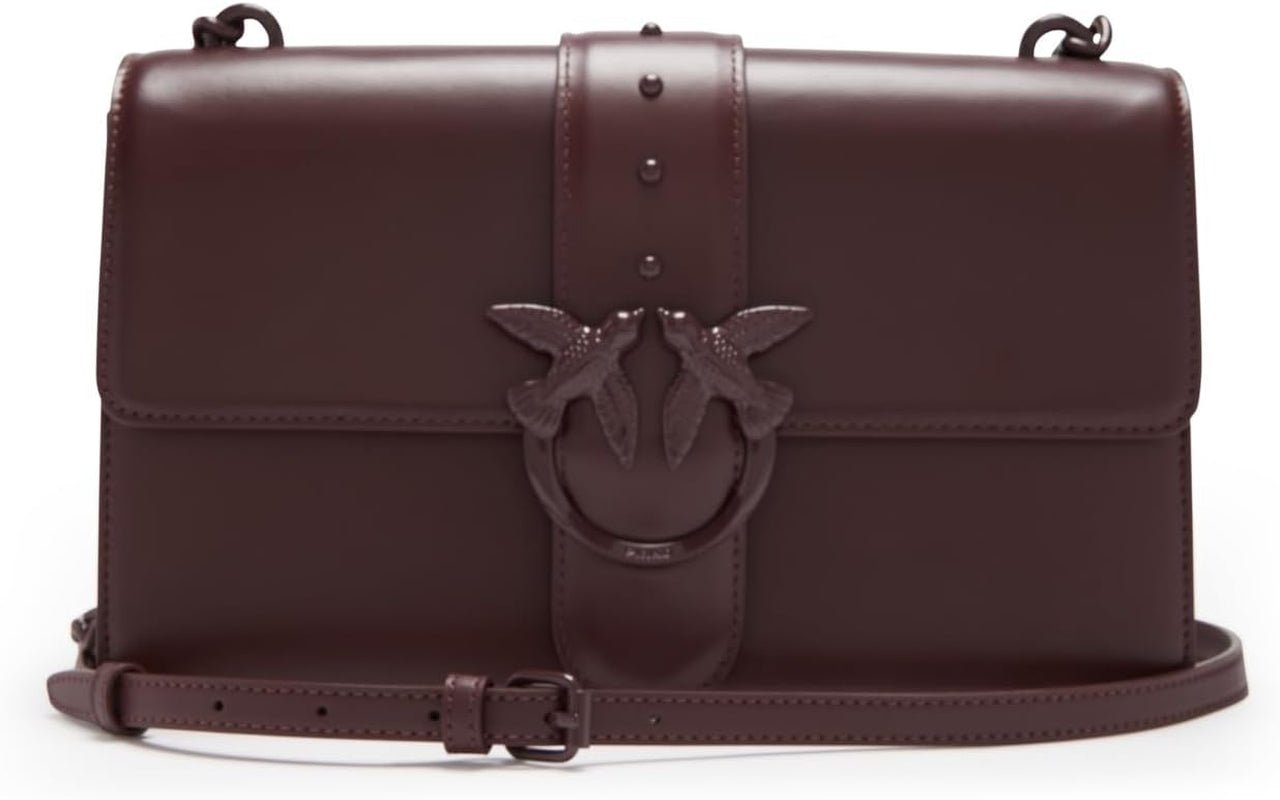 Pinko Bolso Ladies Love One Classic Cl Naplack Color Block Mujer Bolsos Naty Shop M03B_Bordeaux-Trumps-Bloc C