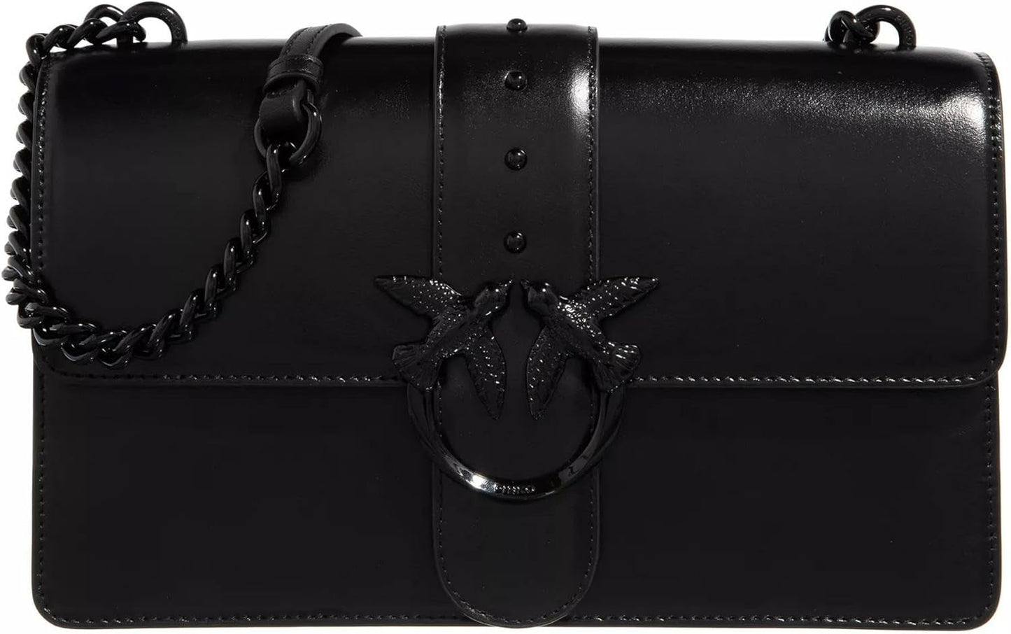 Pinko Ladies Love One Classic Cl Bolso Naplack Color Block Bolsos De Mujer Naty Shop Z99B_B Black Sedan Block Color