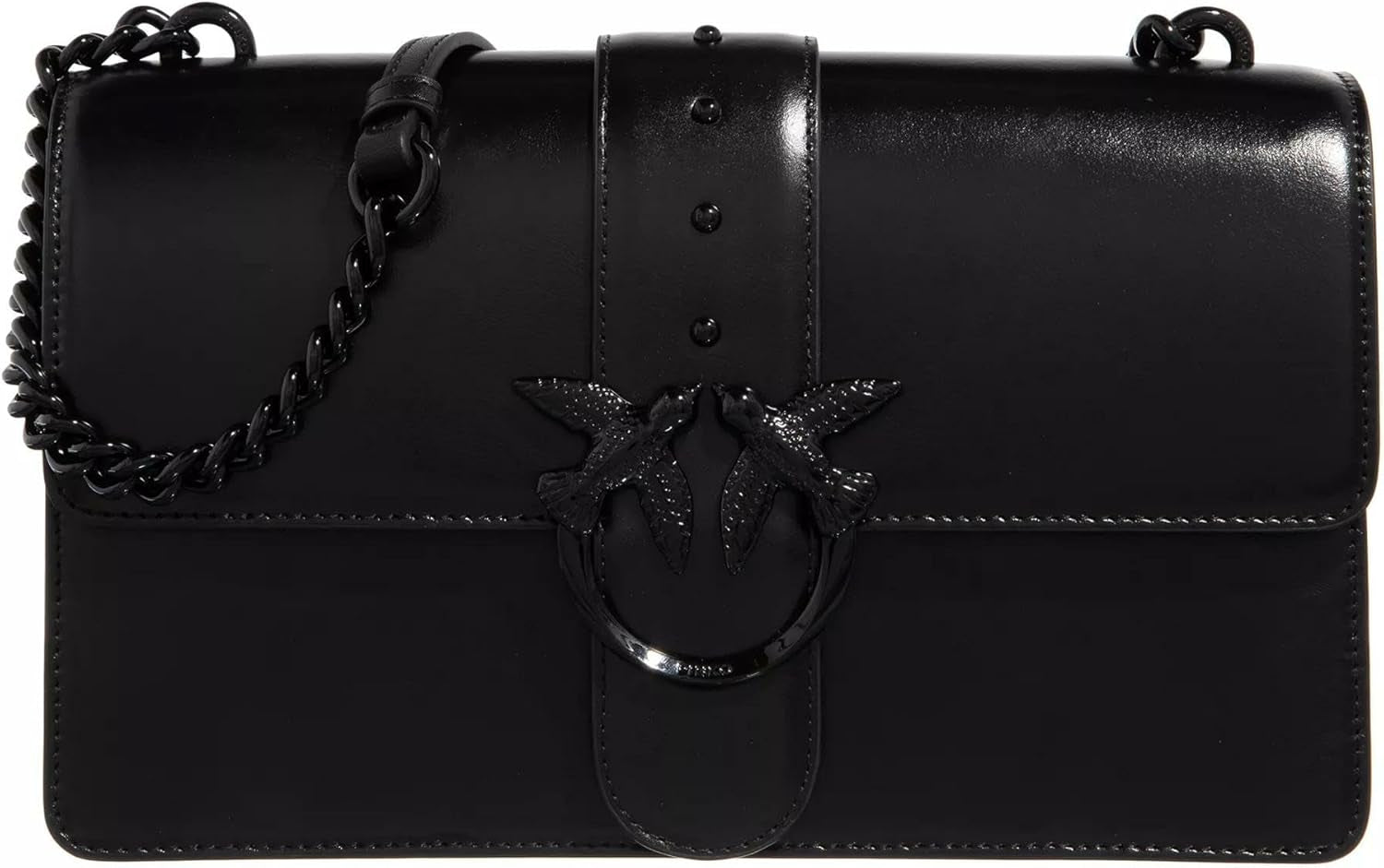 Pinko Ladies Love One Classic Cl Bolso Naplack Color Block Bolsos De Mujer Naty Shop Z99B_B Black Sedan Block Color