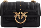 Pinko Ladies Love One Mini Cl Bolso Edredón De Napa De Oveja De Un Solo Lado Mujer Bolsos Naty Shop Z99Q_Antique Black-Gold