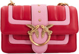 Pinko Ladies Love One Mini Cl Bolso Colcha De Napa De Oveja De Un Solo Lado Mujer Bolsos Naty Shop Rn4Q_red/pink-antique gold